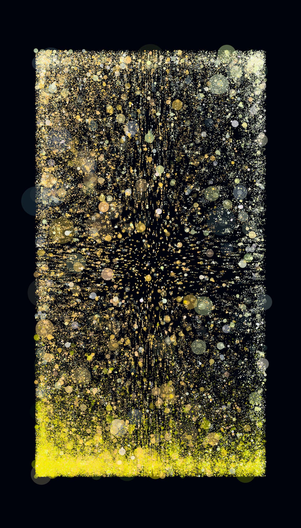 Elliptical forms emerging from low-frequency sound