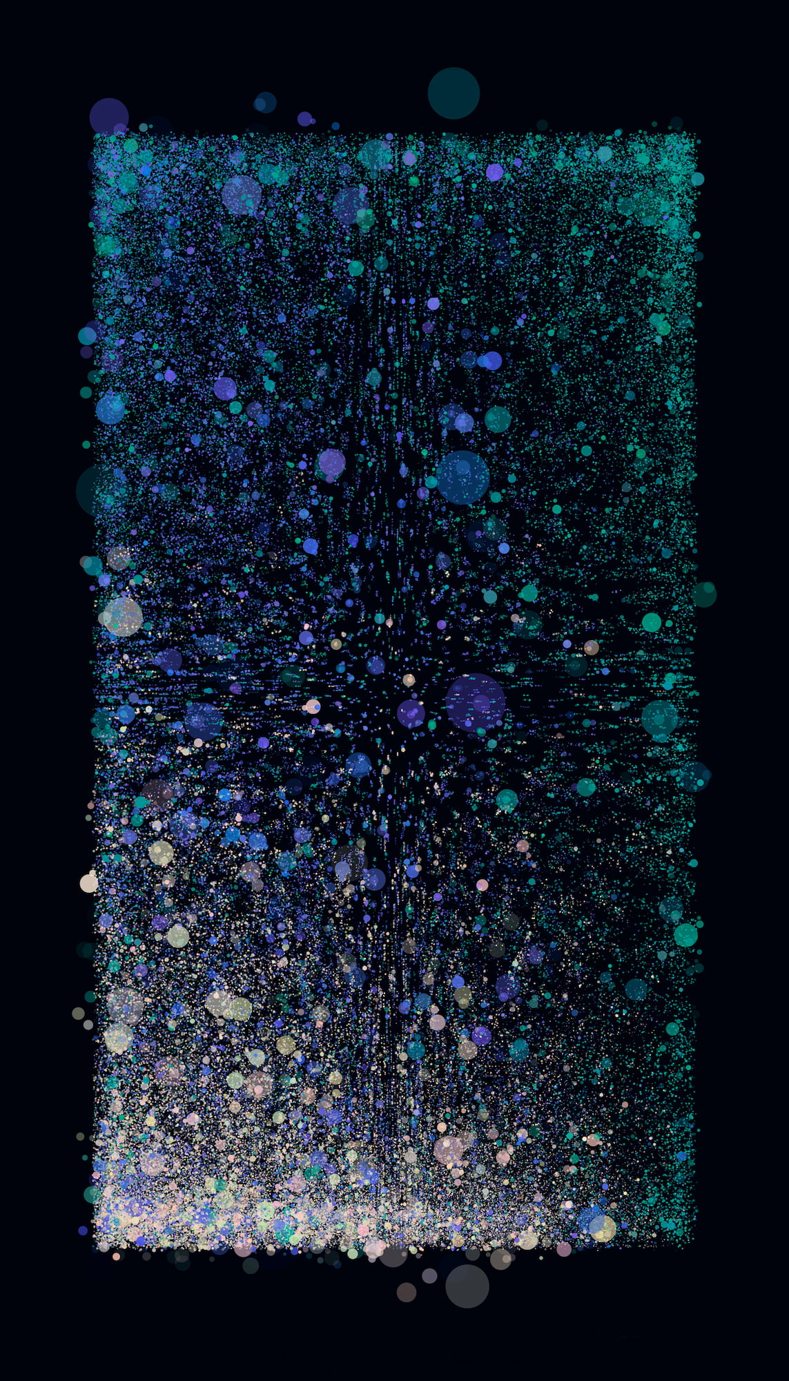 Tight ellipse patterns shaped by audio signal